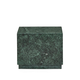 Приставной столик Sorein из черного мрамора 50 x 50 см