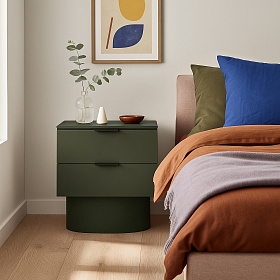 Прикроватная тумбочка Totem 2Dr оливковый