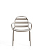 Уличный стул Joncols из алюминия с отделкой цвета таупе