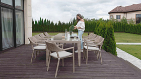 Кресло обеденное Plank Calderan SEASHELL