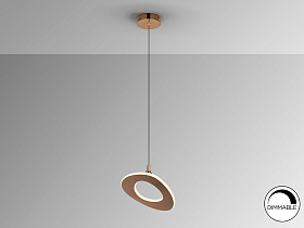 Mirena Люстра 1L розовое золото