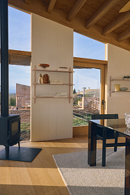 Sitra Модульная полка 3 шт из массива дуба с натуральной отделкой