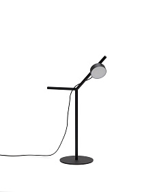 Настольная лампа Orey из черного металла с многопозиционным точечным светильником