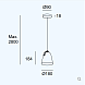 Подвесной светильник Napa Small 00-7992-05-DN