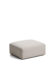 Пуф Blok из коричневого шенилла, 90x104 см