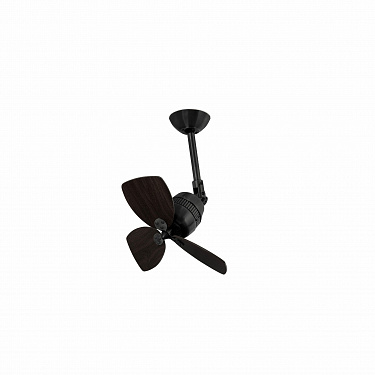 Потолочный вентилятор Vedra темно-коричневого цвета