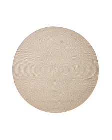 Ковер Despas из синтетического волокна цвета экрю Ø150см