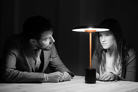 Настольная лампа Hoshi медный/черный