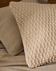 Чехол для подушки Mascarell белый из хлопка 50 x 50 см