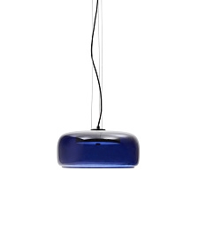 Подвесной светильник Reig из синего стекла Ø 38 см