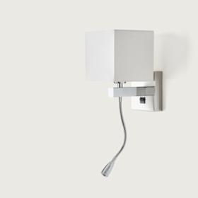 Бра с ридером Read хромированный металл