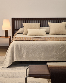 Плед Raylo из хлопка с полосатым узором