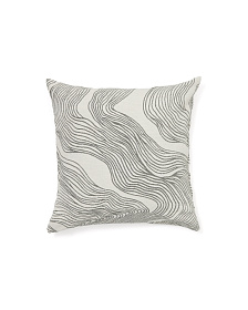 Чехол для подушки Ondara с зеленым графическим узором 50 x 50 см