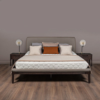 Кровать с решеткой RONDA темный орех V36W1, 176PU