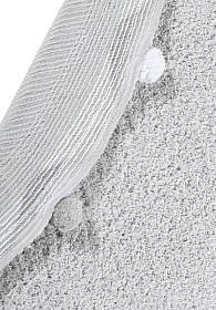 Ковер с помпонами серый 120D