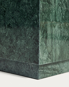 Приставной столик Sorein из зеленого мрамора 40 x 40 см