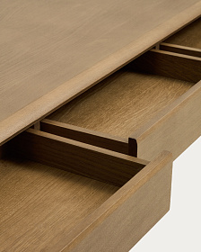 Стол Arelida из дуба со светло-коричневой отделкой, 220 x 100 см