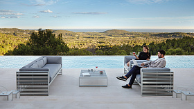 Диван 3-х местный DNA Aluminio