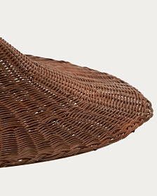 Bladia Абажур из ротанга с коричневой отделкой Ø70 см