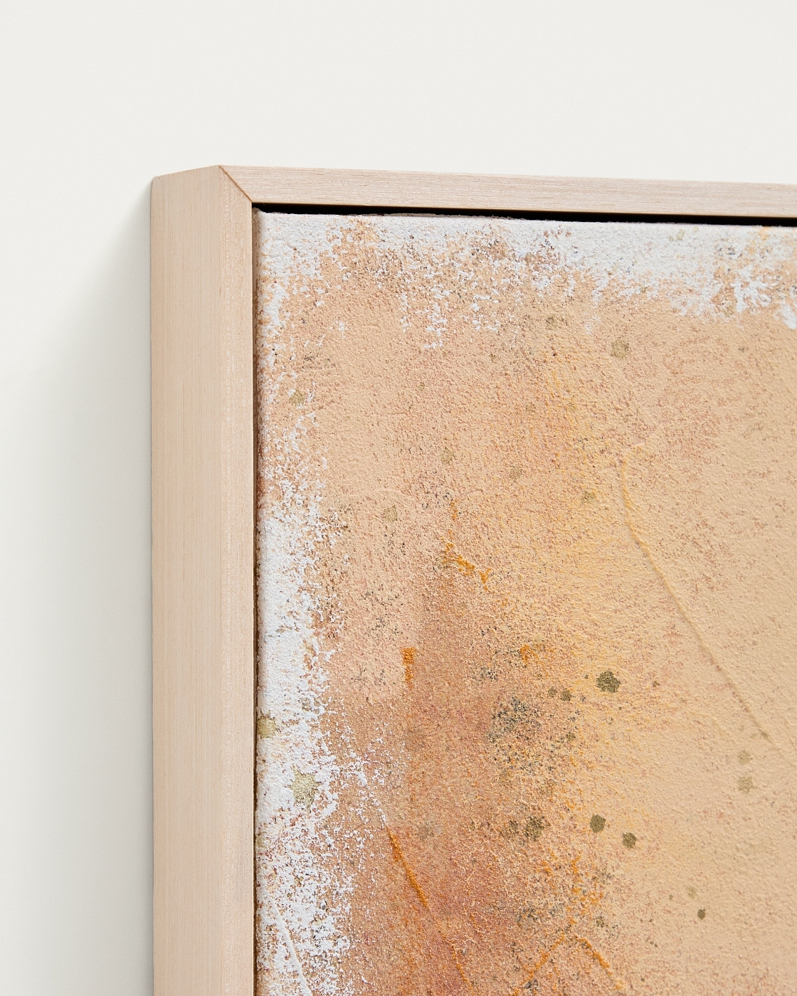 Абстрактная картина Selnar желтая 60 x 90 см