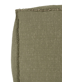 Подушка-пуф Handloom хаки  45*45*45