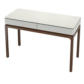 Туалетный столик CALPE шпон ореха F, матовый лак RAL9002