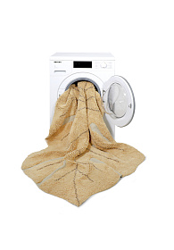 Ковер Лист монстеры - медовый 120*180