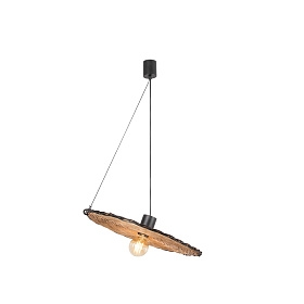 Costas 600 Подвесной светильник черный/ротанг