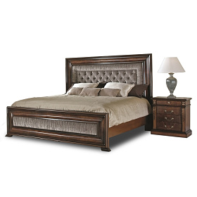 Кровать с мягким изголовьем DALI DAQP01