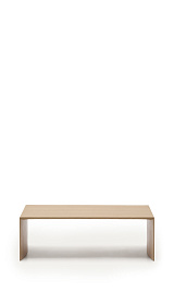 Litto Журнальный столик из шпона дуба натурального цвета 140 x 70 см