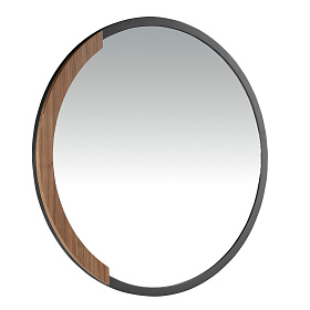 Зеркало настенное 3247/CPMR37 в раме из черной стали