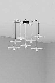 Люстра Plat 7L белая