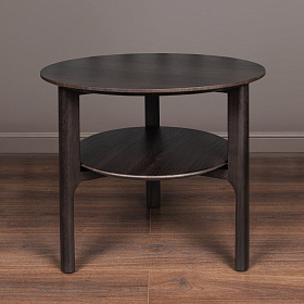 Приставной столик RONDA темный орех V36W1