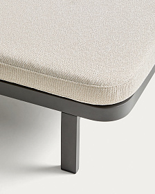 Шезлонг Kionia из алюминия цвета графит