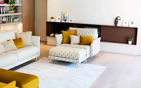 Кресло Helsinki с пуфом S2P