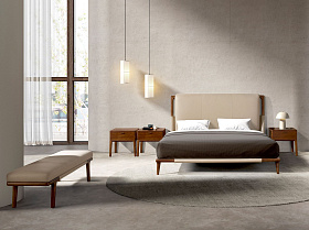 Банкетка 5179 из экокожи цвета норки