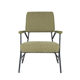 Кресло Brighton в стиле ретро зеленое