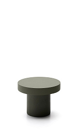 Aiguablava Журнальный столик зеленый цементный Ø90 см
