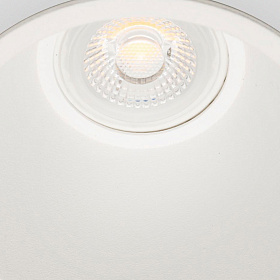 Встраиваемый круглый светильник Fresh белый  IP65 