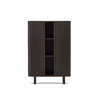 Mailen Буфет с 2 дверцами из ясеневого шпона темной отделки 110 x 140 см