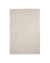 Бежевый шерстяной жаккардовый ковер Calira 230 x 160 см