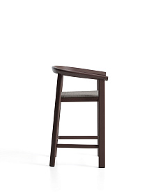 Уличный полубарный стул Erice из алюминия и веревки коричневого цвета, 75 см