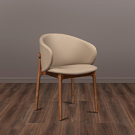 Стул OLIMAR ткань 63#PU, орех