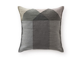 Подушка Diamond 50x50 серый-зеленый