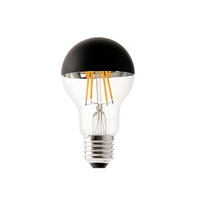 A60 DECORATIVA NEGRO MATE E27 4W 2700K DIM1