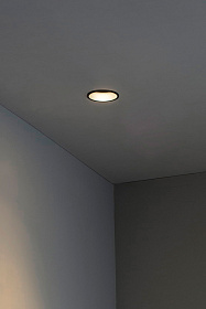 Встраиваемый черный светильник Fresh