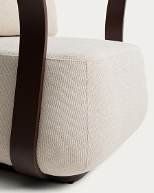 Уличное кресло Tamaris из алюминия коричневого цвета