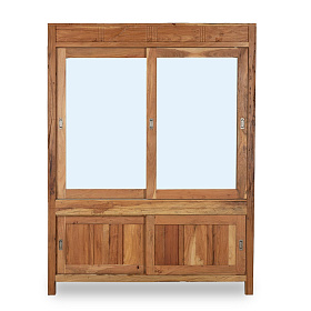 Витрина Liza из дерева и стекла