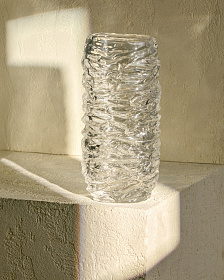 Ваза Vorma из прозрачного стекла 29,5см