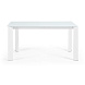 ATTA Стол 160 (220) x90 белое стекло